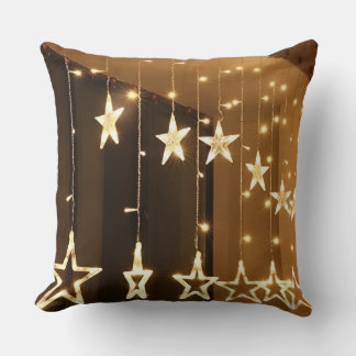 Throw Pillow shining star Light Glow of Warm Deam✨ Kudde