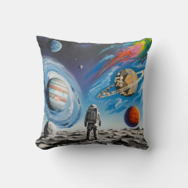 Throw Pillow, space man Kudde