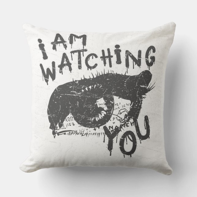 Throw Pillow, Throw Pillow 16" x 16" Kudde (Framsida)