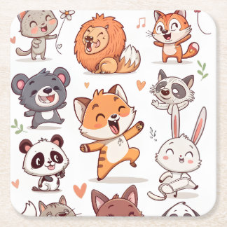 Throw Pillow Underlägg Papper Kvadrat