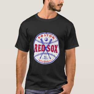 Throwback Boston Red T Shirt