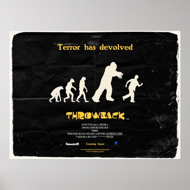 Throwback British Quad Teaser Poster #1 (Framsidan)