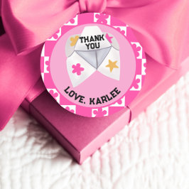 Throwback Preppy Party Gåvor Etiketter