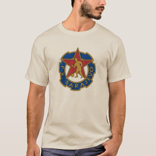ThrowbackT-tröja för FK Sarajevo Tee Shirt (Framsida)