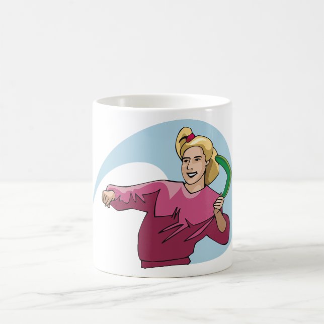 Throwing A Boomerang Kaffemugg (Skapare uppladdad)