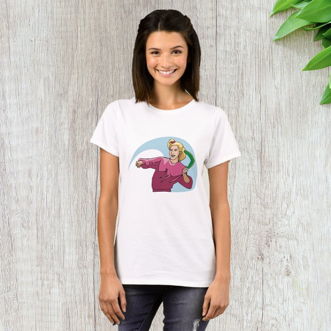 Throwing A Boomerang T Shirt (Skapare uppladdad)