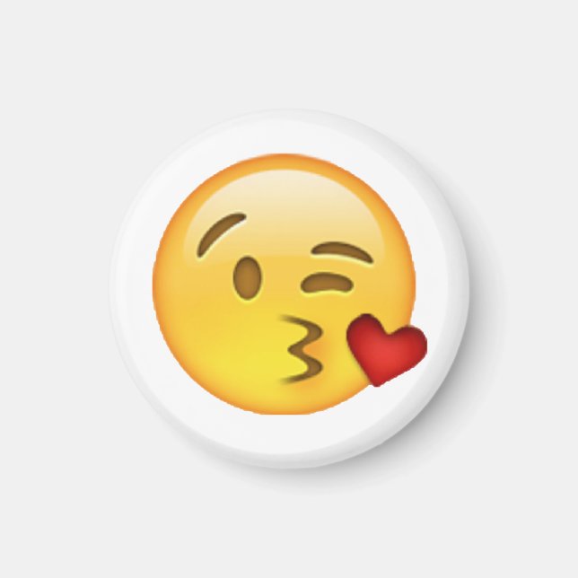 Throwing Kiss - Emoji Magnet (Framsidan)