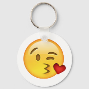 Throwing Kiss - Emoji Nyckelring