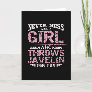 Throws Javelin Girl Kort