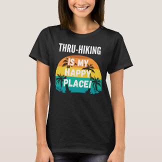 Thru-vandring är min Vintage Retro Sunset i Lyckli T Shirt