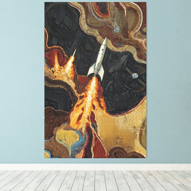 Thrusters canvas print (Insitu (trägolv))