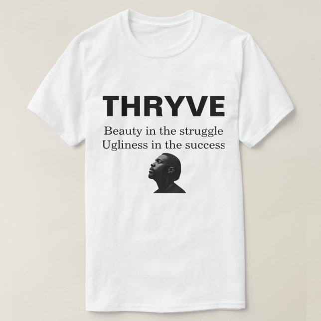 THRYVE ABOVE T SHIRT (Design framsida)