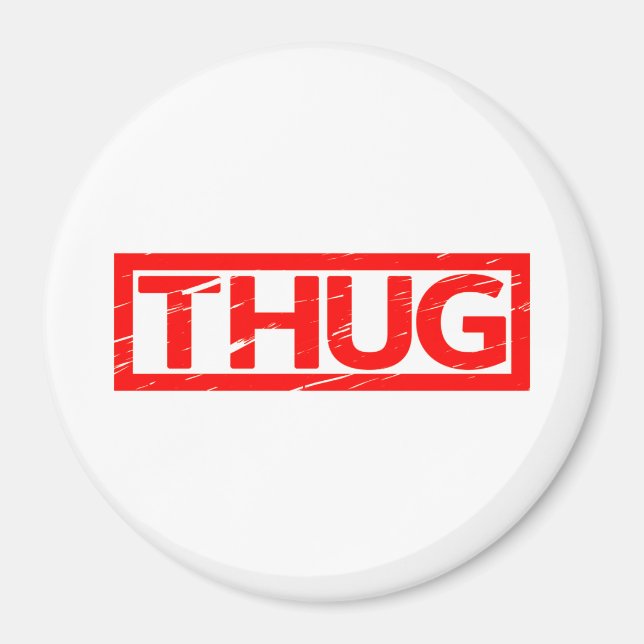 Thug Frimärke Magnet (Framsidan)