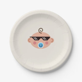 Thug life baby plates
