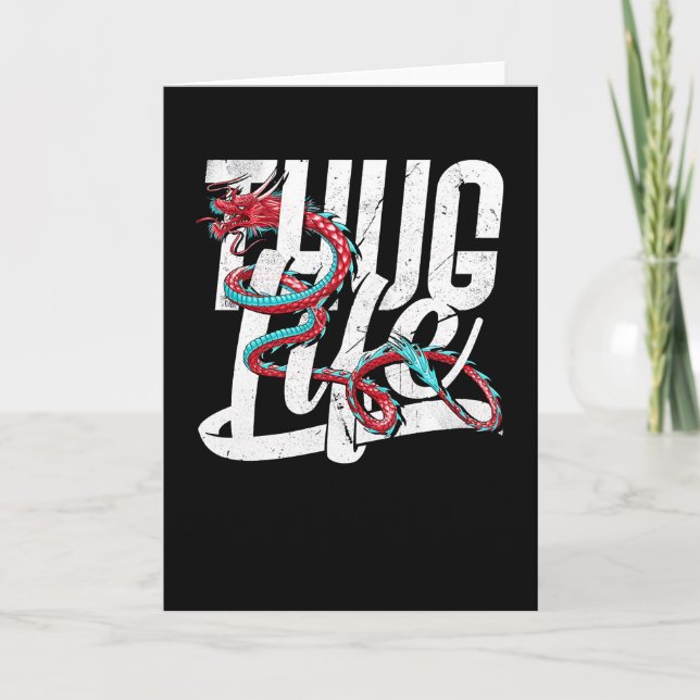 Thug Life Dragon Kort (Framsida)