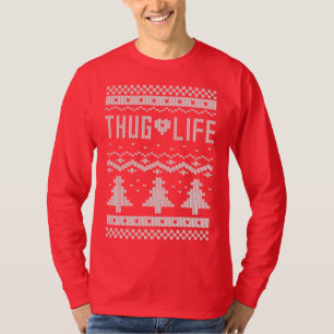 Thug Life-julsötare T Shirt