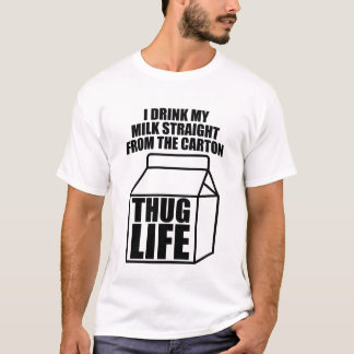 Thug Life Mjölk Carton Tee Shirt