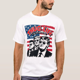 Thug Life Trump Vance Kennedy Elon Graphic Shirt T