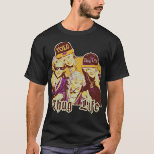 Thug Life Vintage Fläkt Art T Shirt