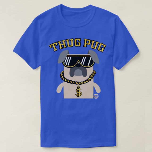 THUG PUG T SHIRT (Design framsida)