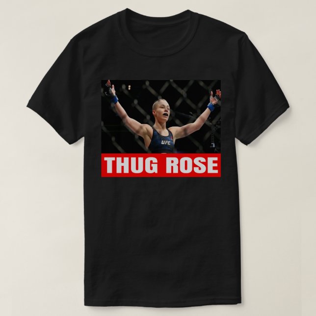 Thug Rose Classic T Shirt (Design framsida)