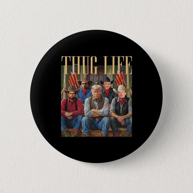 Thug Trump Vance Kennedy Elon for Life Graphic Knapp (Framsida)