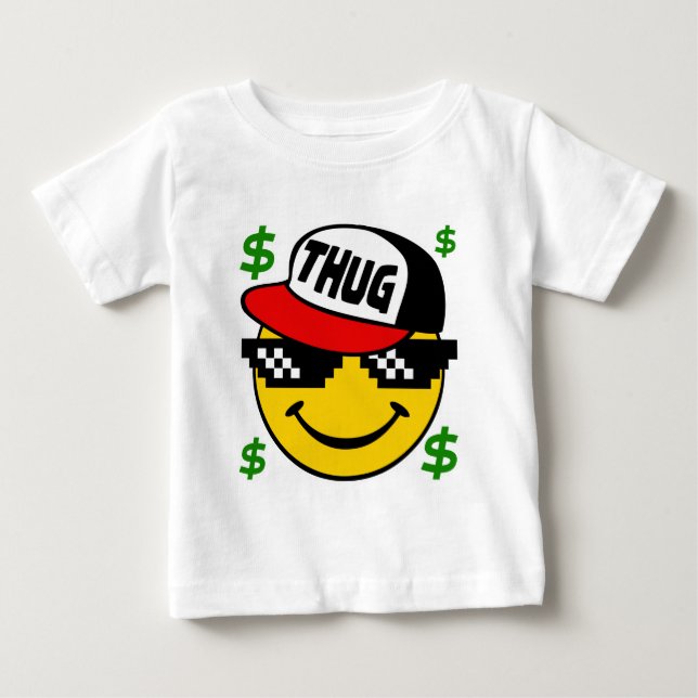 ThugEmoticon Tee Shirt (Framsida)