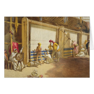 Thugen skolar av bransch, Jubbulpore, 1863 (chr Hälsningskort