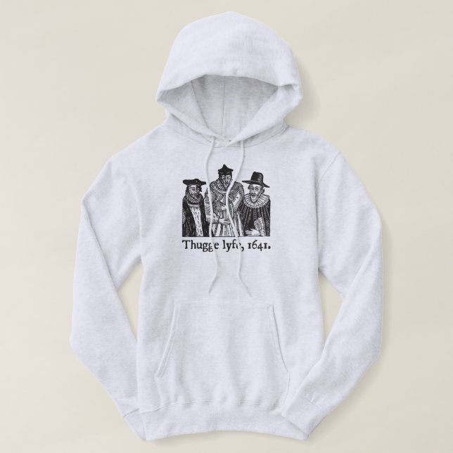 Thugge lyfe (light) hoodie (Design framsida)