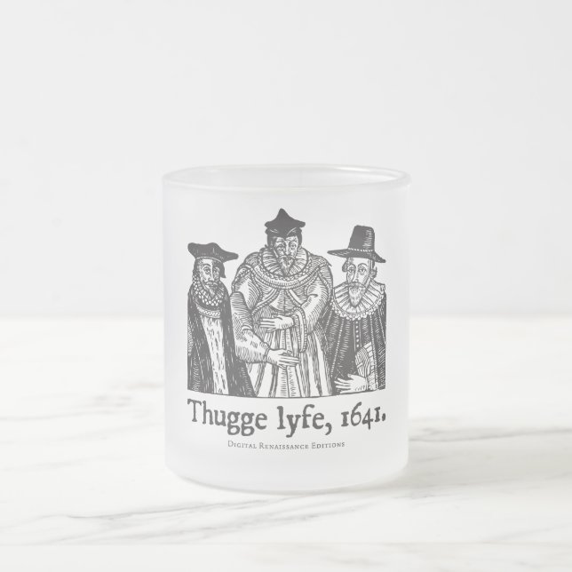 Thugge lyfe (muggen) frostad glasmugg (Center)