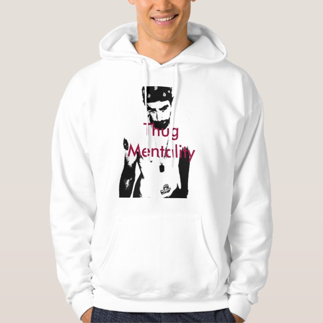 Thugmentalitet Hoodie (Framsida)