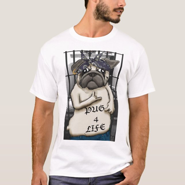 Thugmops T-shirt (Framsida)