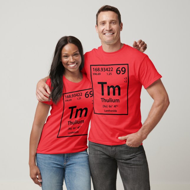 Thulium Inslag (svart) T-Shirt (Unisex)