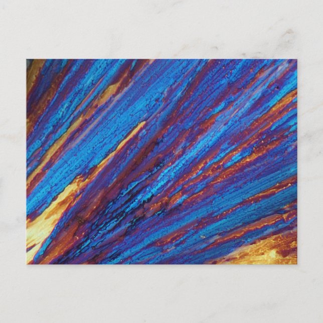 Thuliumnitrat i mikroskop vykort (Framsida)