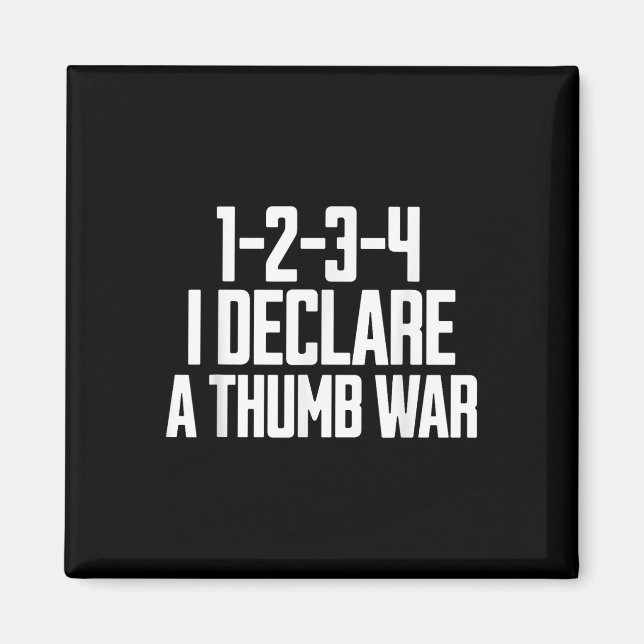 Thumb Krig Chant, Thumb Wrestling Champion, Thumb  Magnet (Framsidan)