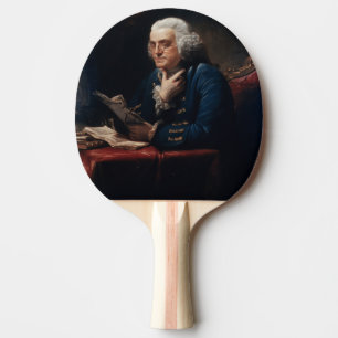 Thumb Porträtt, Benjamin Franklin, grundande Far Pingisracket
