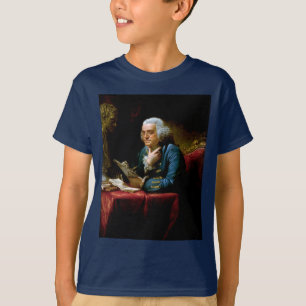 Thumb Porträtt, Benjamin Franklin, grundande Far T Shirt