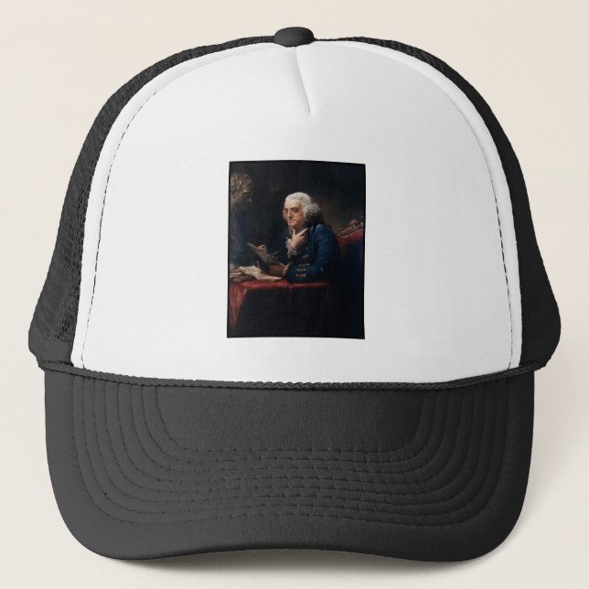 Thumb Porträtt Benjamin Franklin i Vita huset Keps (Framsida)