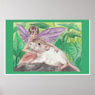 Thumbalina & Råtta Poster