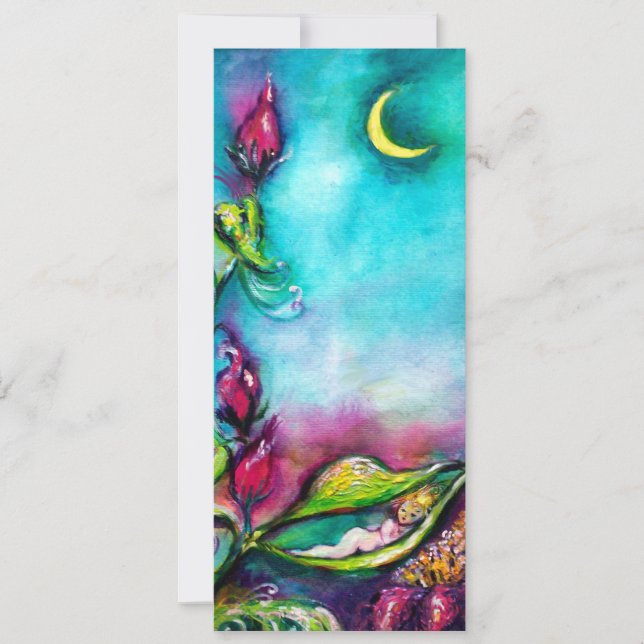 THUMBELINA, BABY SHOWER INBJUDNINGAR (Framsida)