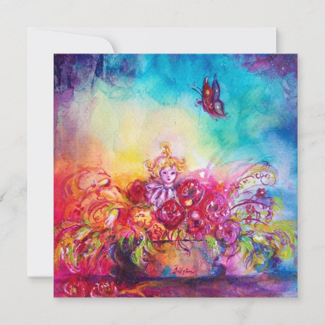 THUMBELINA,FLOWER BASKET OCH BUTTERFLY (Framsida)