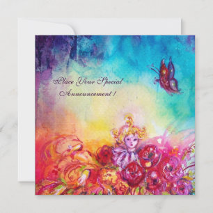 THUMBELINA,FLOWER BASKET OCH BUTTERFLY MEDDELANDE