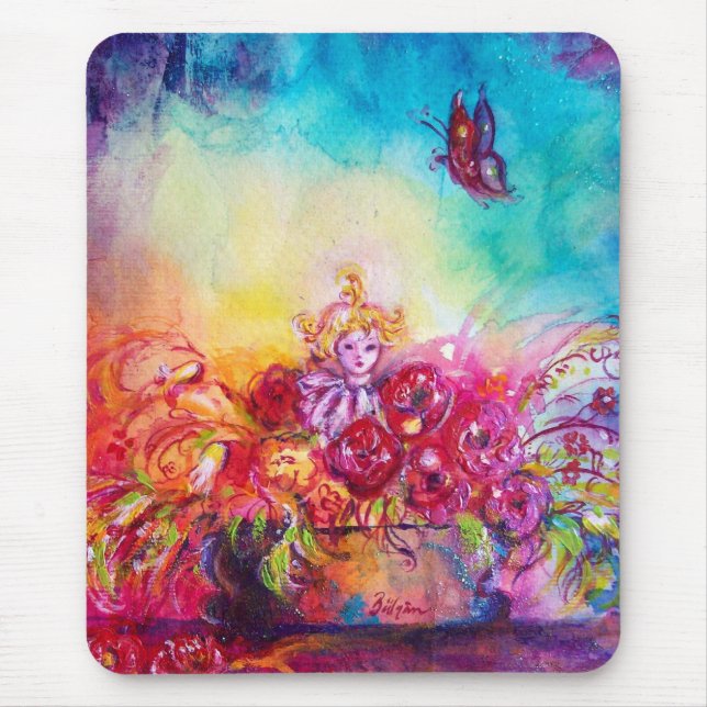 THUMBELINA,FLOWER BASKET OCH BUTTERFLY MUSMATTA (Framsidan)