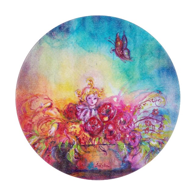 THUMBELINA, FLOWER BASKET OCH BUTTRYCKLIGEN (Framsidan)