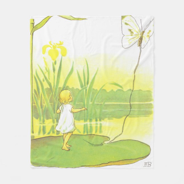 Thumbelina Girl Room Pastel Fleece Blanket (Framsidan)