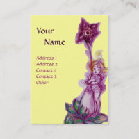 THUMBELINA MED GULT LILA FLOWER MONOGRAM