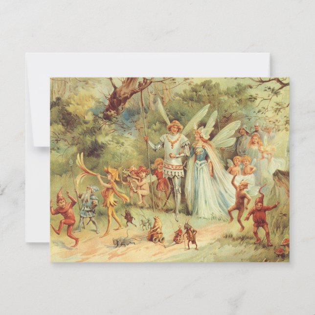 Thumbelina och Prince Bröllop, Vintage Fairy Tales (Framsida)