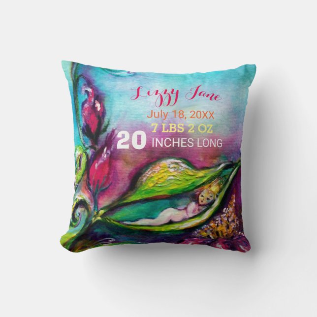 THUMBELINA SLEEPING IN RO LÖV Baby Kudde (Framsida)