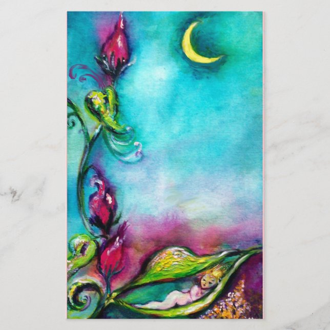 THUMBELINA SLEEPING MELWEEN RO LÖVS BREVPAPPER (Framsida)