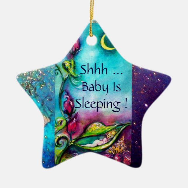 THUMBELINA STAR DOOR HANGER JULGRANSPRYDNAD KERAMIK (Framsidan)